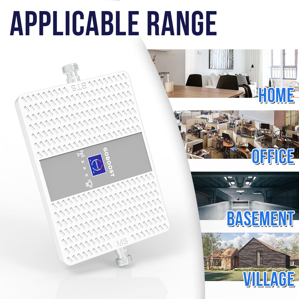 GOBOOST africa vodafone 1800 2100mhz dual band repeater 2g 3g dcs 4g mobile network signal booster